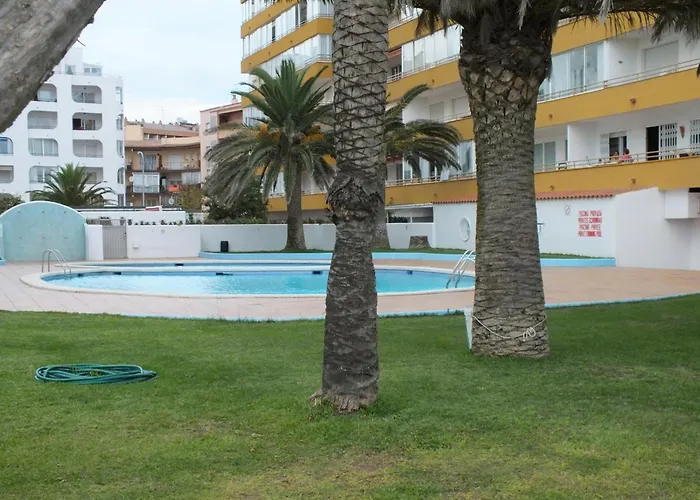 דירה Hermoso De 3 En Con Piscina Y Jardin, Acceso A La Playa - Es-204-59 רוזס